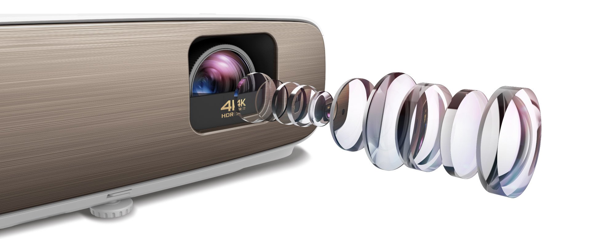 BenQ's 4K Home Projector Powered by Android TV w2700i is equipped with super-high resolution 10-element lens array