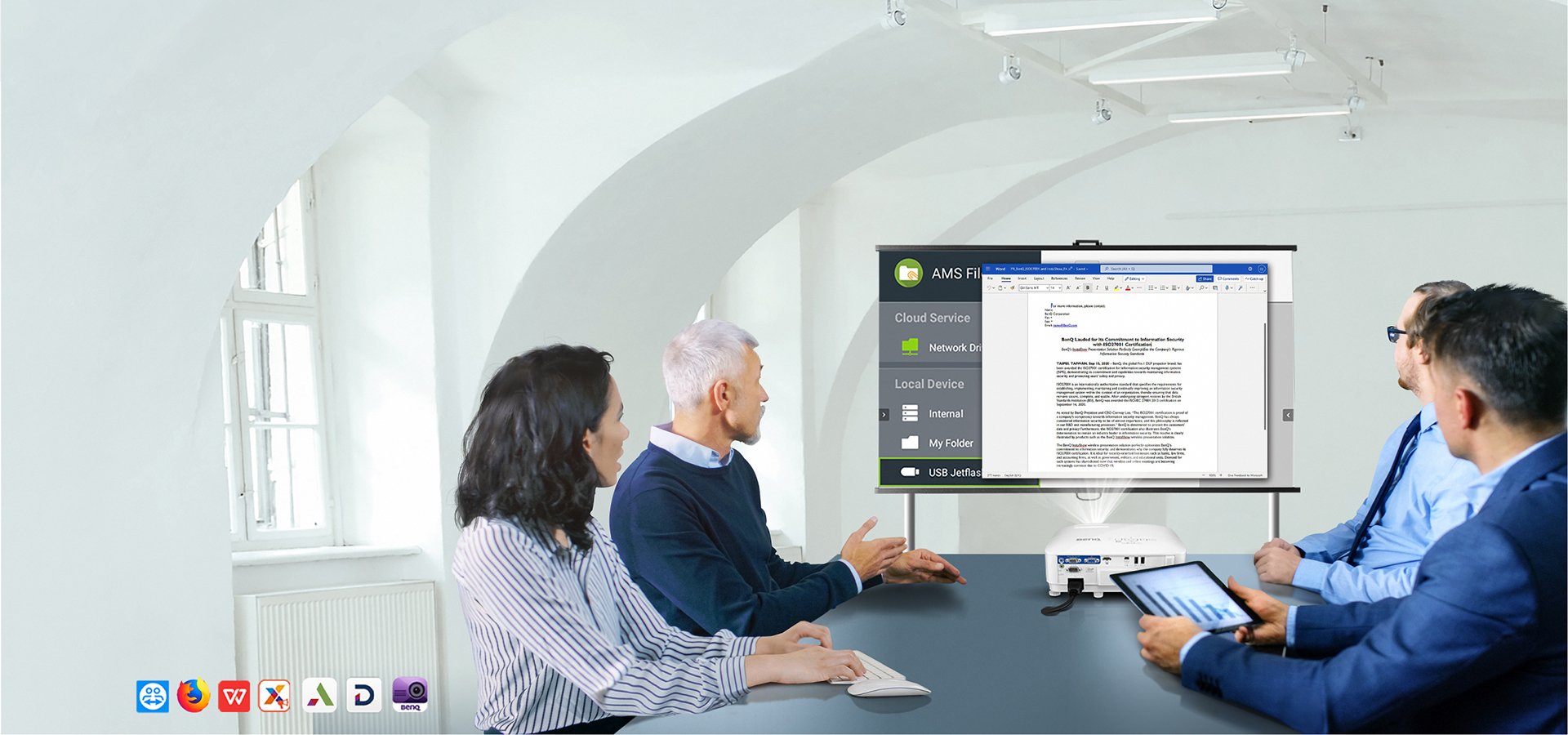 EH600 Smart Wireless Meeting Room Projector Unleash Your Team’s Creativity