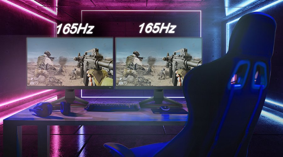Hogyan lehet két 165Hz-es gamer monitort futtatni?