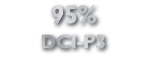 95 % DCI-P3