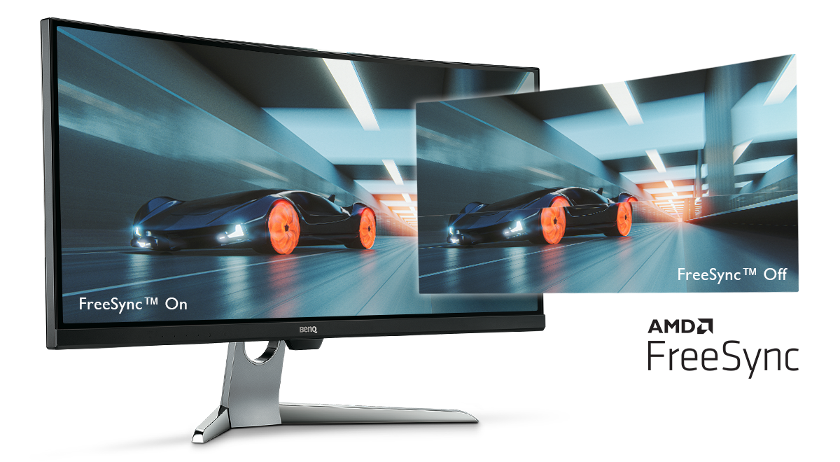 curved pc monitor sim racing setup