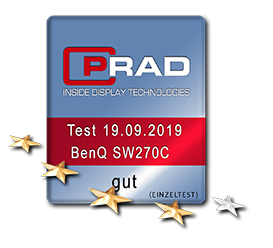 Der BenQ SW270C im Test bei PRAD