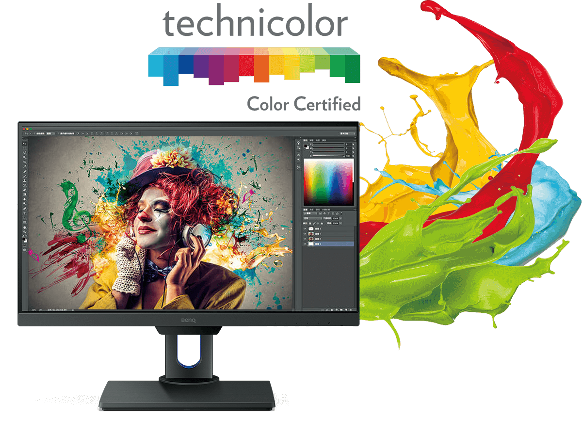 Der PD2500Q ist Technicolor zertifiziert um bildet Farben naturgetreu ab.