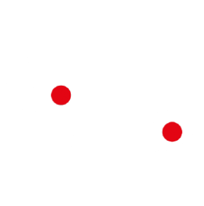 Optische Illusion: die beiden roten Kreise sind gleich groß