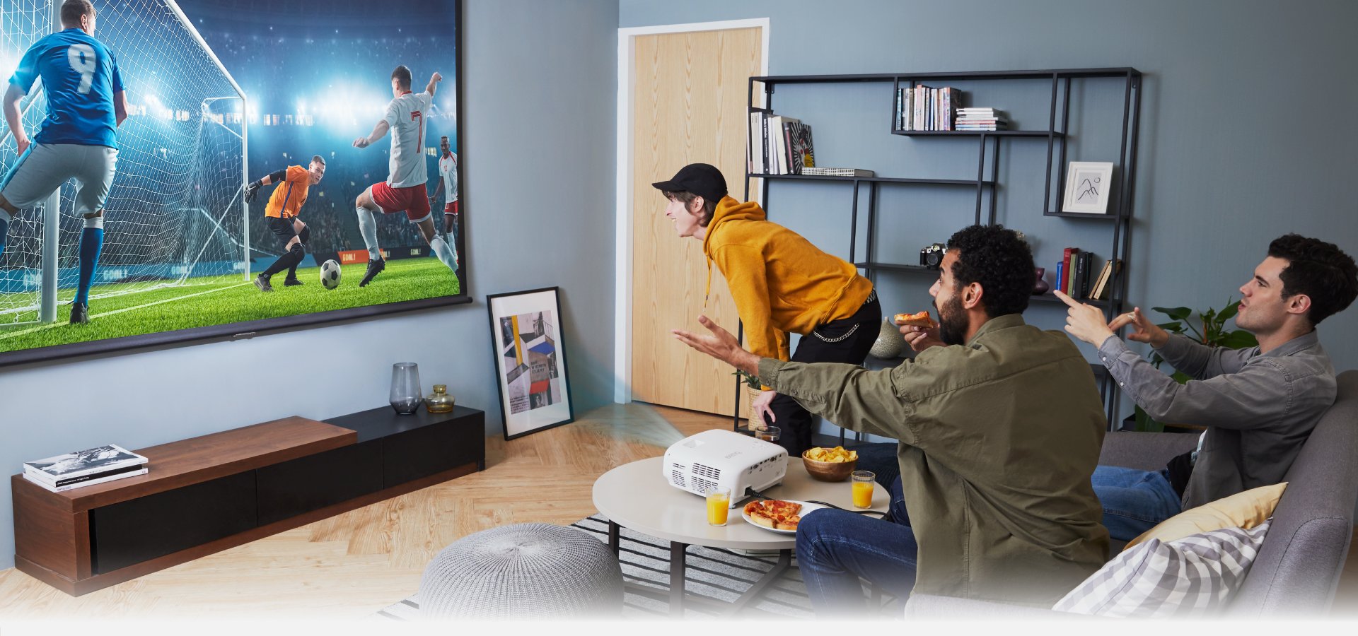 BenQ's 4k sports projector provides you a high-quality experience of sports viewing.