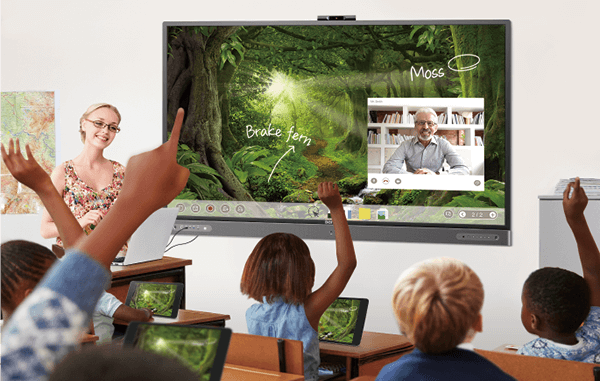 BenQ RP8602 is designed for blended learning with EZWrite Live online whiteboarding solution
