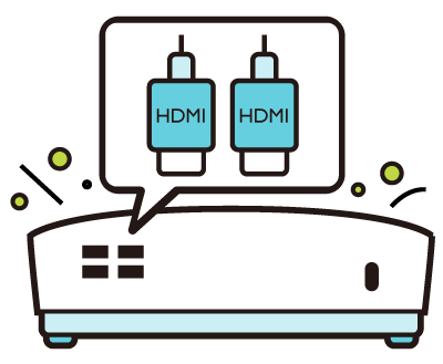 投影機雙HDMI接口