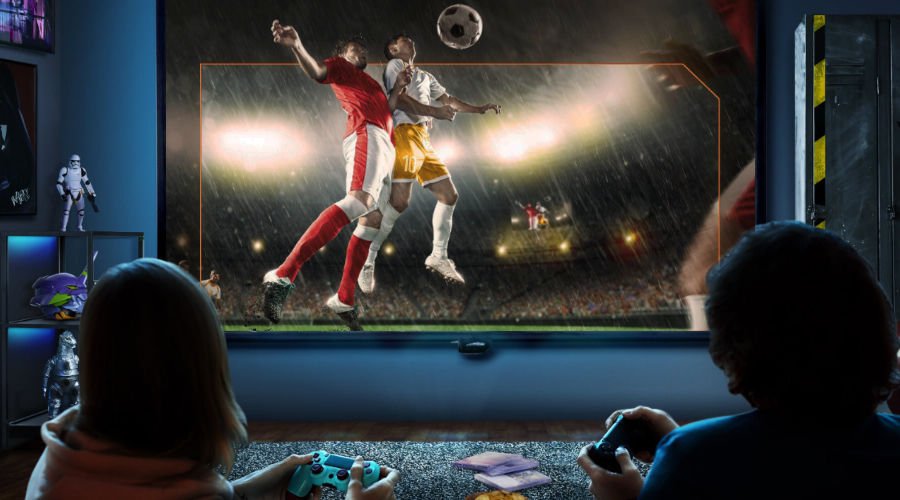 BenQ proudly presents gaming projectors with a sports mode that makes FIFA and others shine