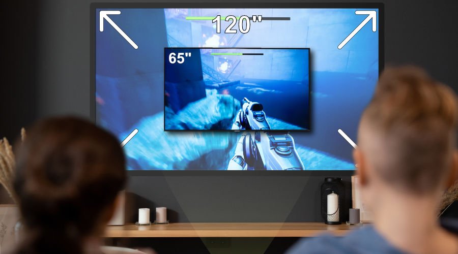 Gaming Projectors Better for Split Screen Fun on 120" Screens
