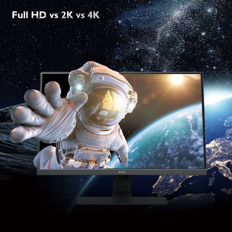 what is resolution of monitor - Full HD vs 2K vs 4K