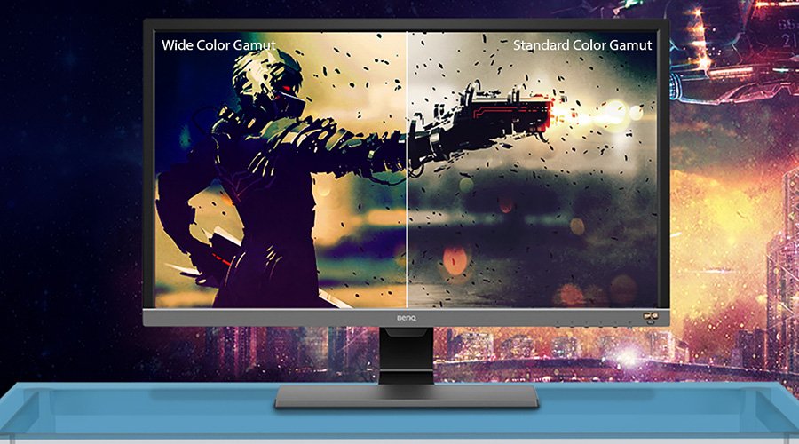 The DCI-P3 standard provides increasingly colorful and realistic graphics for your games.