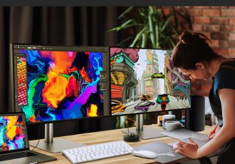 benq designvue monitors for graphic web or art design work with efficiency