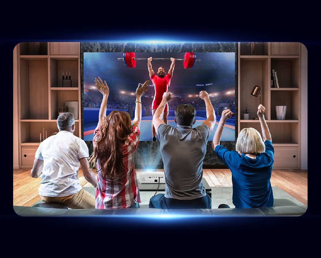 Group Fun with 4K HDR projectors powered by Android TV