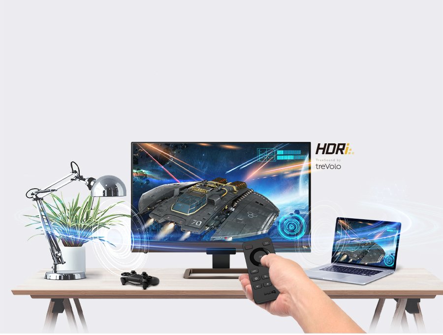 BenQ 4k gaming monitor EW3280U provides you a high-quality entertainment experience by HDRi technology and treVolo speakers. 