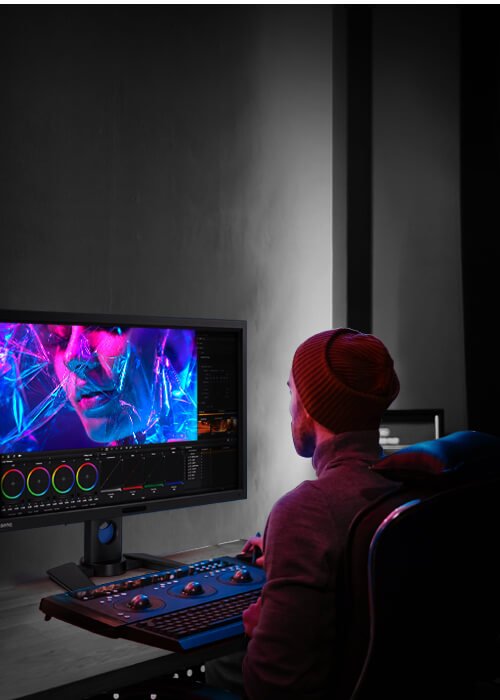 video post-production monitors for colorists