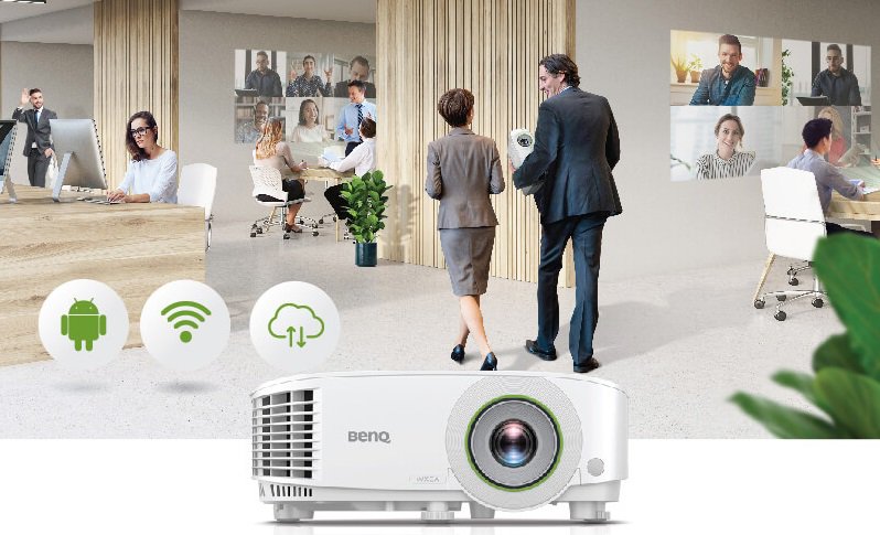 BenQ Wireless Smart Projectors enable Portable Video Conferencing, Internet Browsing and Access to Your Cloud Drives.   