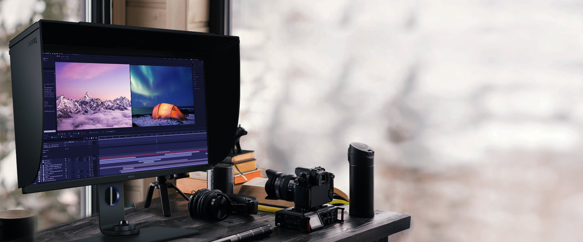 Le SW271C aide les professionnels à obtenir les meilleurs résultats grâce à la prise en charge de plusieurs formats vidéo, dont HDR