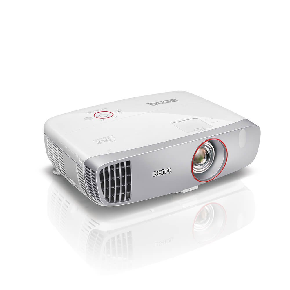 BenQ Short Throw Projector for Home W1210ST designed for video gaming with outstanding colors, low input lag, customized game modes, built-in speakers and easy installation.